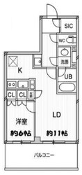 ドゥーエ大宮の物件間取画像